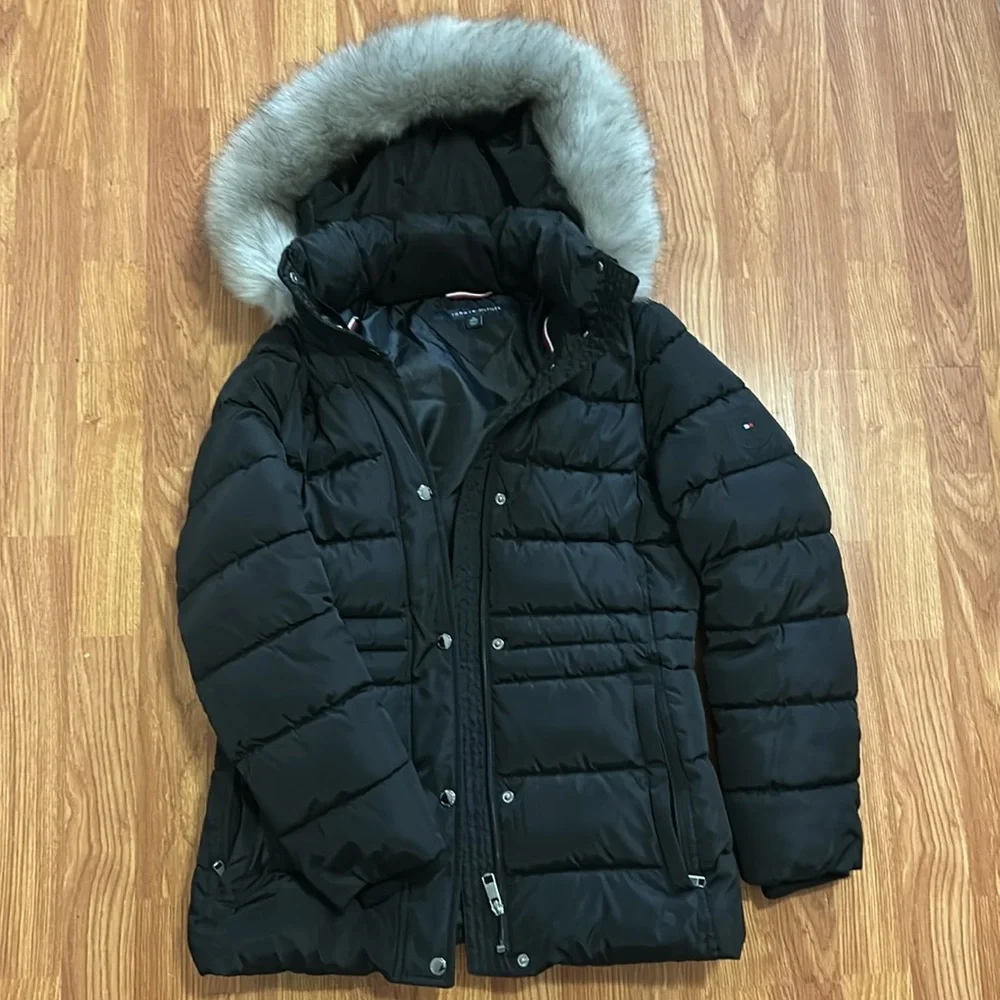 Tommy Hilfiger winter jacket , deep blue XS - Picture 2 of 4
